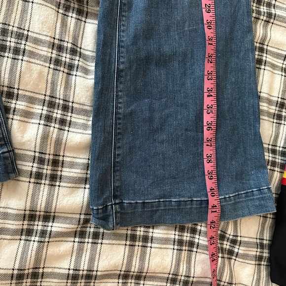 Lucky Brand Vintage? Y2K Kick Flare Cotton Flap Back Pockets Trouser Jeans 10/30 - Picture 16 of 16